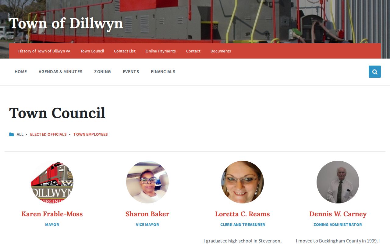 Dillwyn warrant search, town officials and municipal contacts page